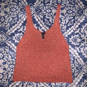 NWOT Knit Sleeveless Top in Peach